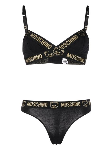 designer moschino lingerie.